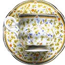 Флора - дополнение к кофейному сервизу (12 предметов)